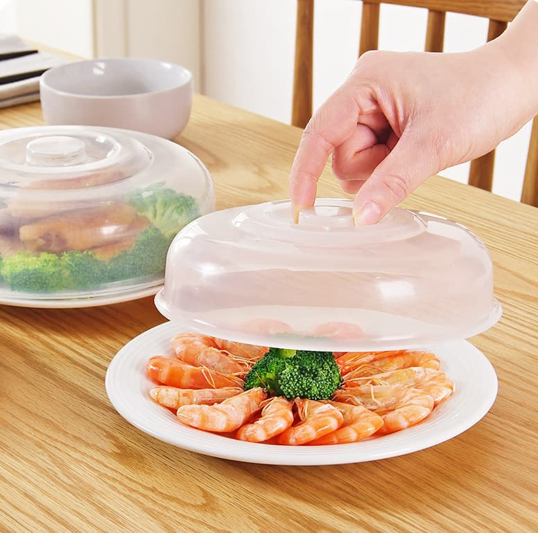 Food Covers, Bowl and Plate Lids, Microwave-Safe Heating Covers, Insulating Lids, Heat-Resistant Dish Covers for Hot Meals