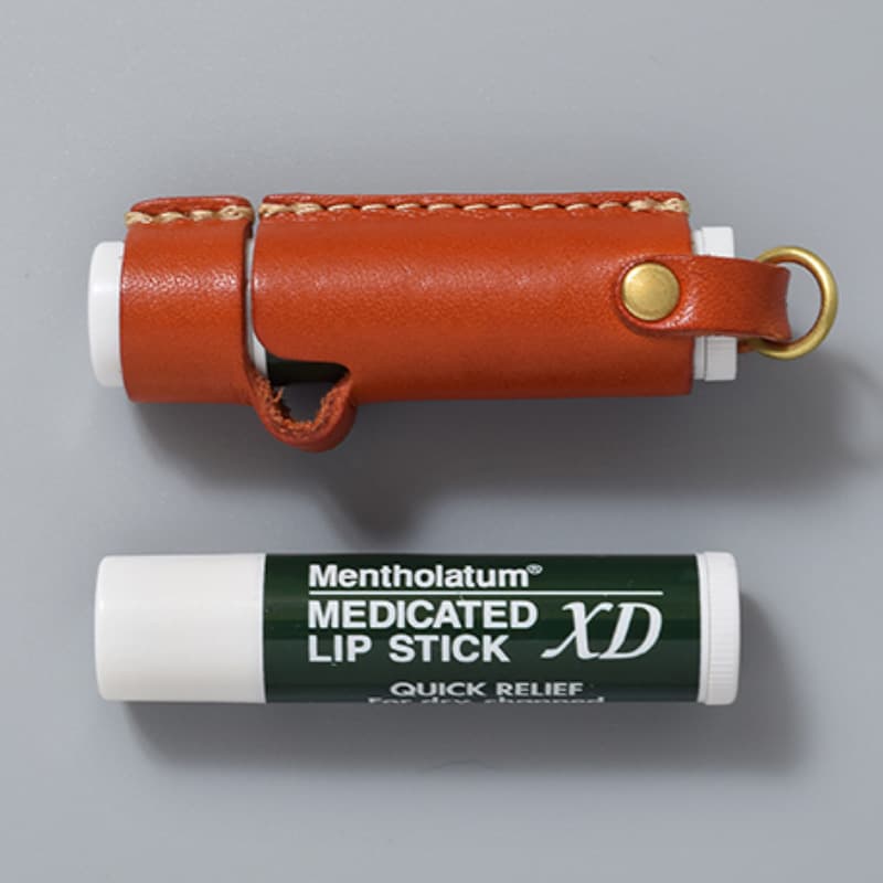 WJ Japanese and Korean Mini Lipstick Storage Clip Portable Key Chain Solid Color Lipstick Cosmetics Storage Bag