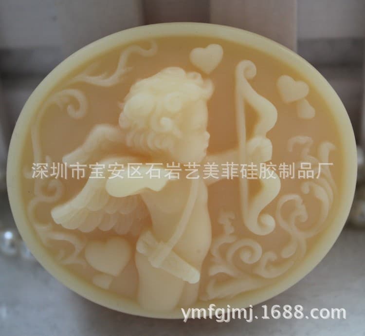 Handmade Soap Silicone Mold - Soap Mold, Candle Mold, Plaster Mold - Cupid's Arrow