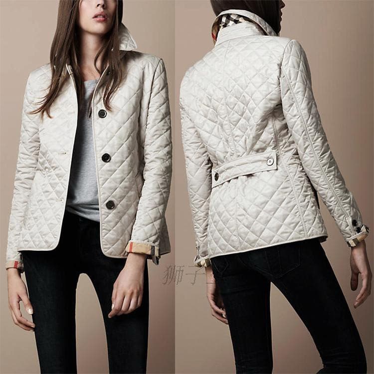 Wish Popular Item AliExpress European and American Fashion Temperament Lapel Single-Breasted Slim Warm Spun Cotton Coat In Stock