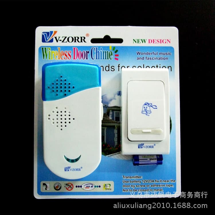 Wireless Doorbell Remote Control Doorbell Electronic Remote Control Doorbell Home Wireless Pager Electronic Doorbell 813DC