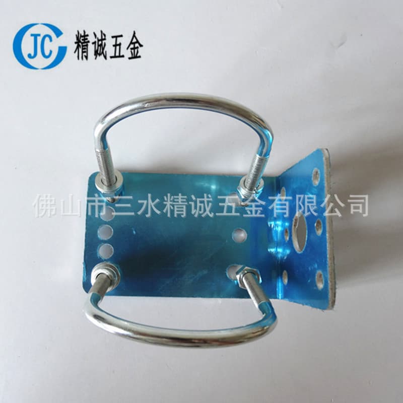Foshan hardware manufacturer direct sales of antenna clip accessories, clip hardware accessories in stock wholesale, L-shaped aluminum clips