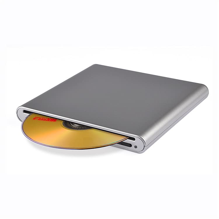 Hengzhe Factory Wholesale USB/SATA Slot-loading External Optical Drive Box, USB 2.0 Optical Drive Enclosure