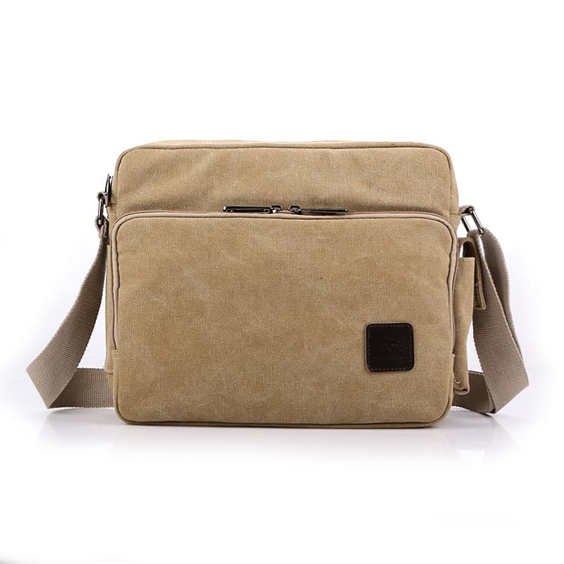 New Korean Style Casual Canvas Shoulder Bag for Men, Crossbody Bag, Travel Bag, Business Bag, Drop Shipping