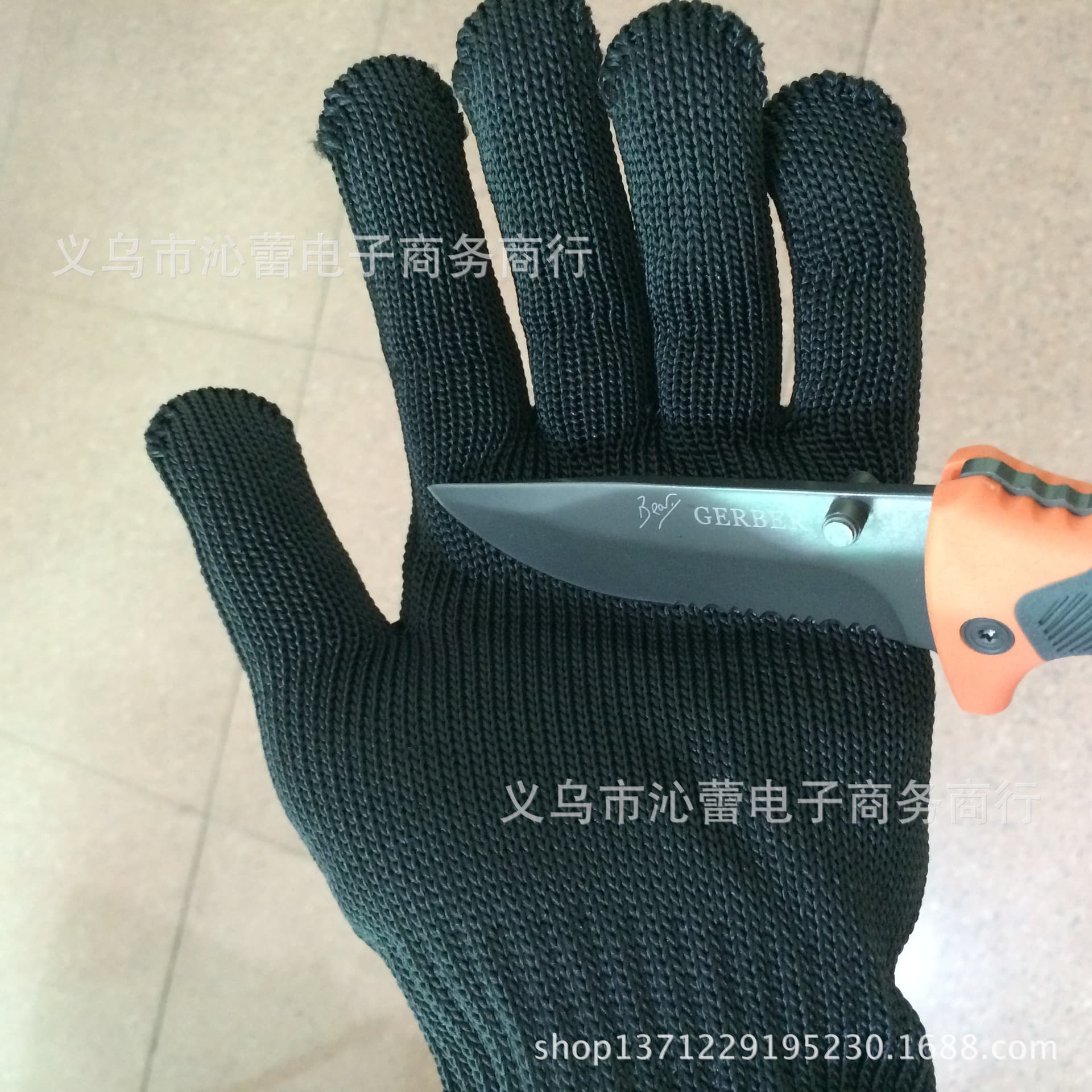 Cut-resistant gloves, grade 5 steel wire gloves, multi-purpose professional protective gloves, reinforced, authoritative tested, white.