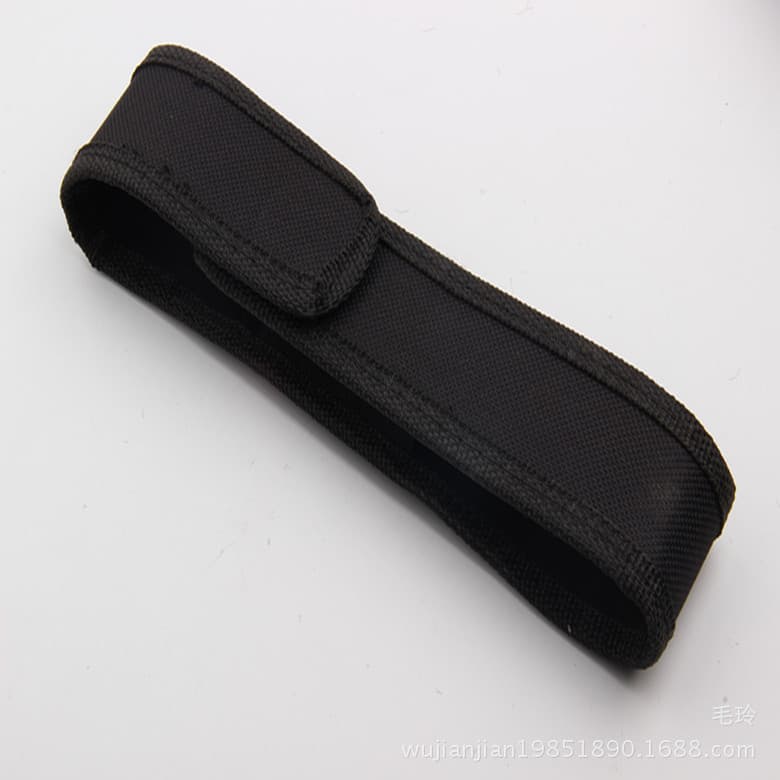 21cm nylon flashlight protective sleeve wholesale, fits 16.8-17.5cm flashlights