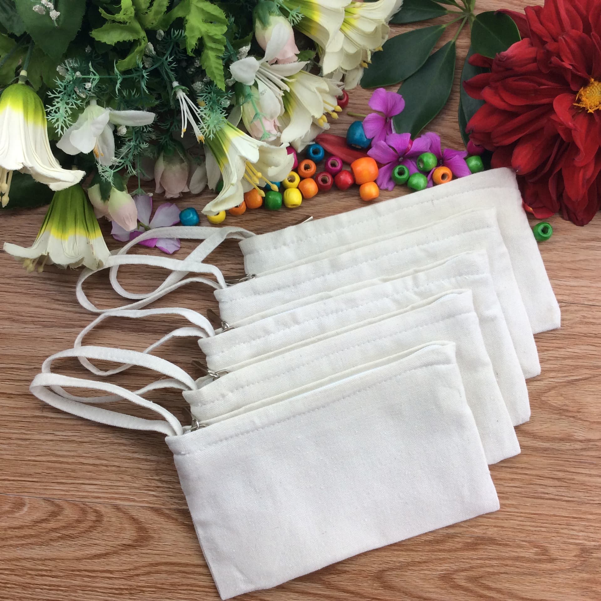 DIY Blank Hand-painted Coin Purse Women's Fabric Creative Coin Purse Key Case Coin Bag Mobile Phone Bag