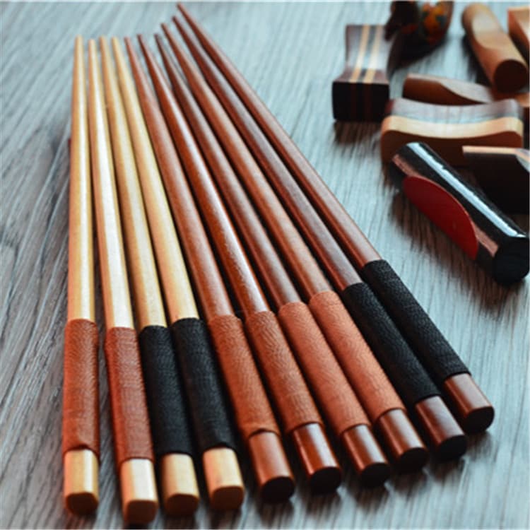 Anti-Removal Wooden Chopsticks Creative Chopsticks 22.5cm Chopsticks Tableware Wholesale