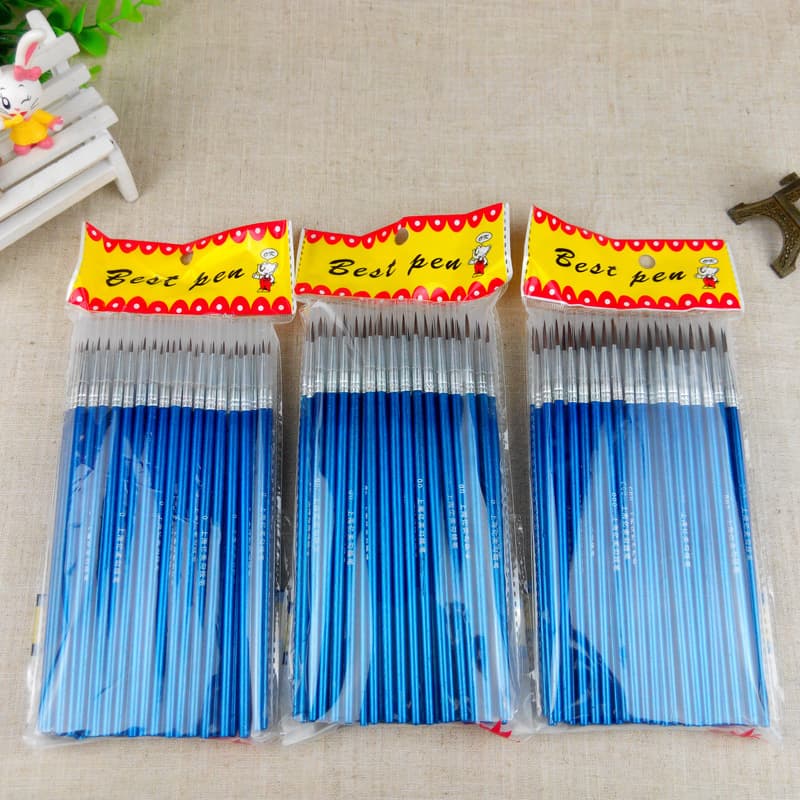 Cross-border Art Painting Pen, Wholesale Stroke Pen, Nail Pen, Wooden Handle Thin Tip Hook Line Pen