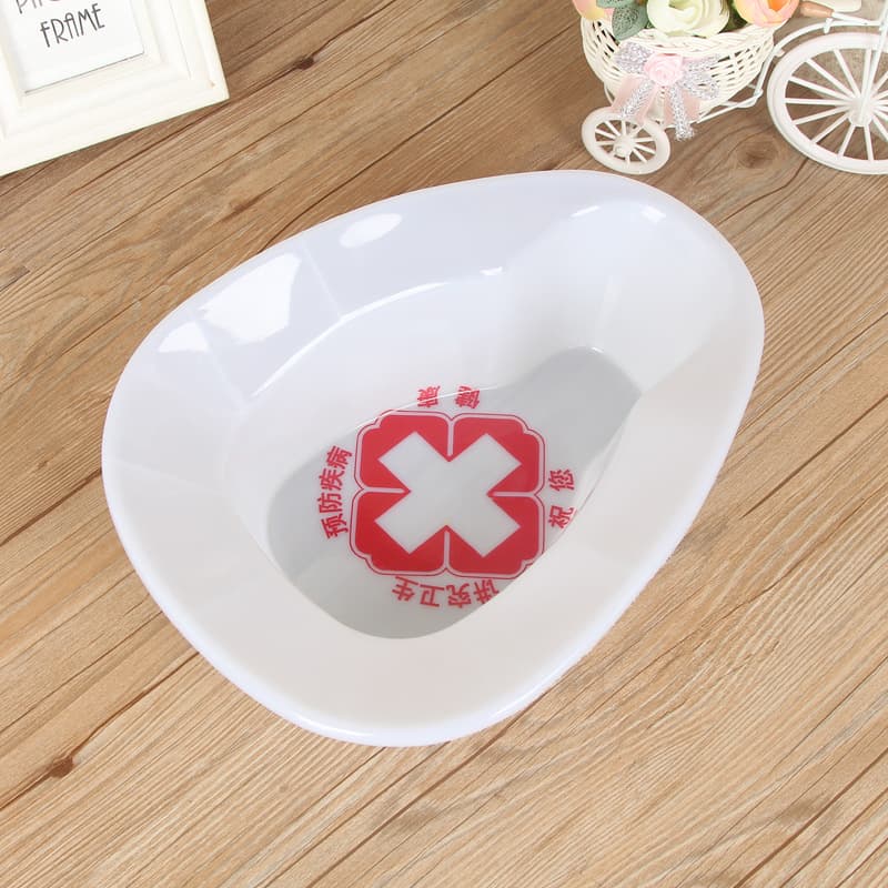 Large simple thickened bedpan for elderly urinal paralyzed bedridden care products unisex commode toilet seat