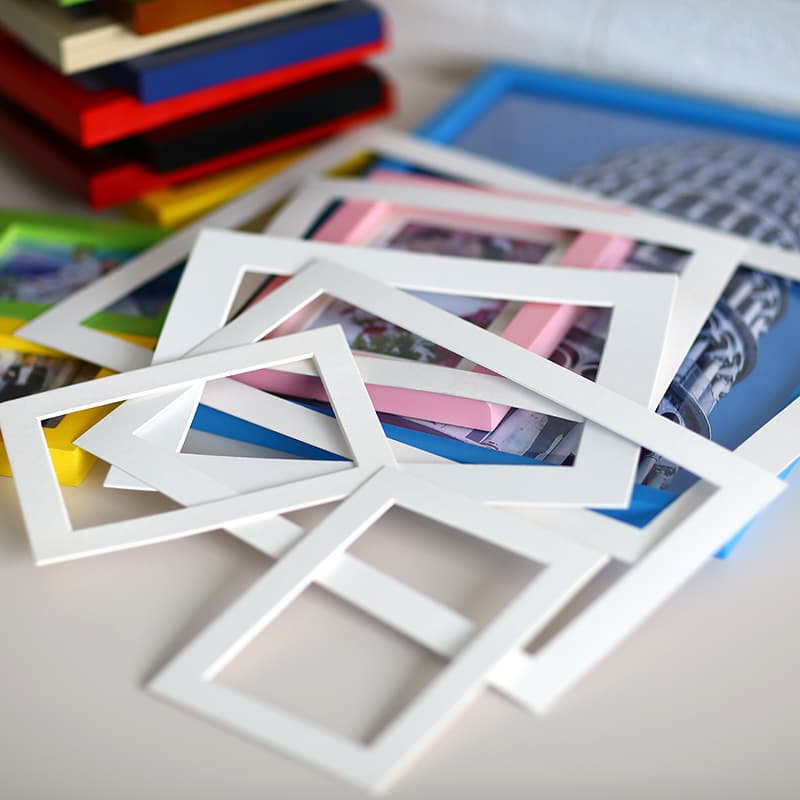 Weijia Picture Frame Mat Board 7in 8 10 12 13 14 16in 18in White Inner Liner Paper