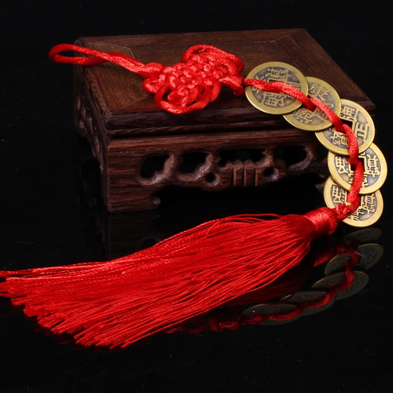 Factory stock: Five Emperor coin strings, Six Emperor coin strings, imitation ancient coins, brass Ten Emperor coins in bulk wholesale