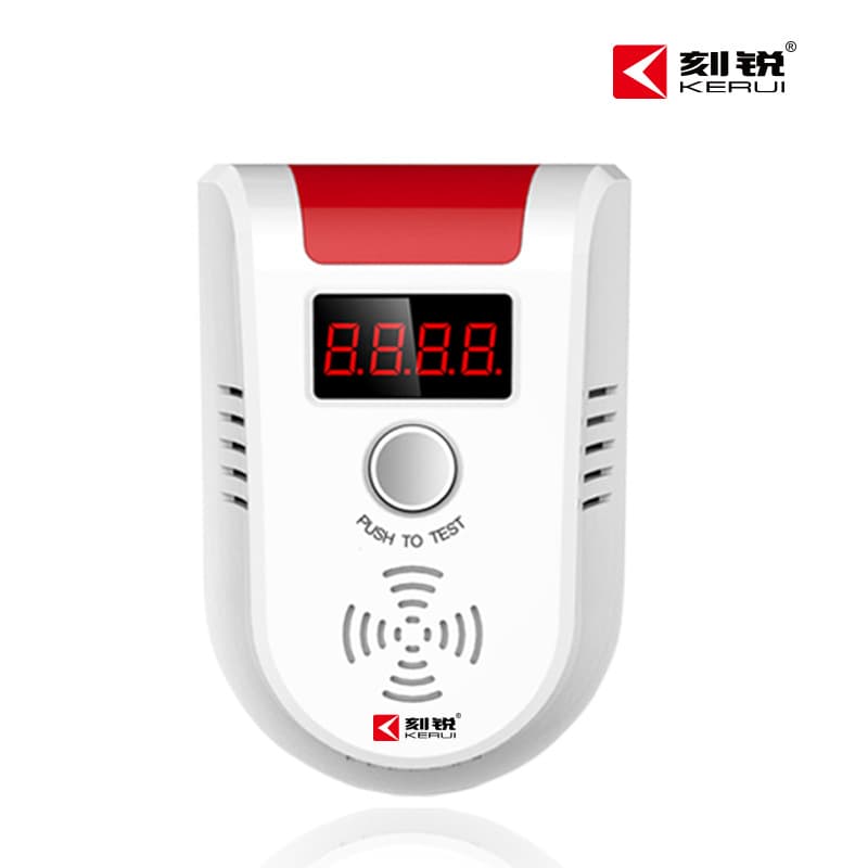 KERUI-GD13 Natural Gas Alarm Combustible Gas Detector Gas Leak Shut-Off Valve for Home Use