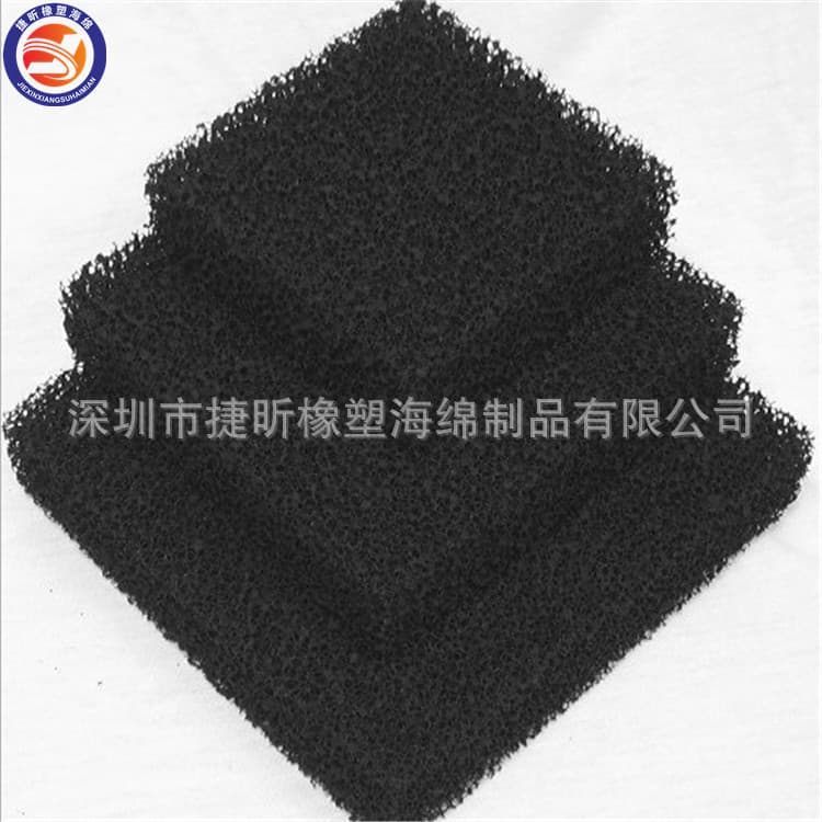 Flame-retardant and processable dust filter cotton for chassis and cabinets, polyurethane filter sponge for air compressors, fans, and oil fumes