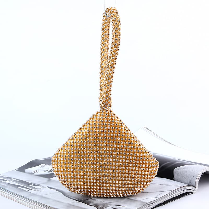 Crystal Evening Bag Cross-border Handmade Clutch Handbag for Banquets Wholesale Drop Shipping