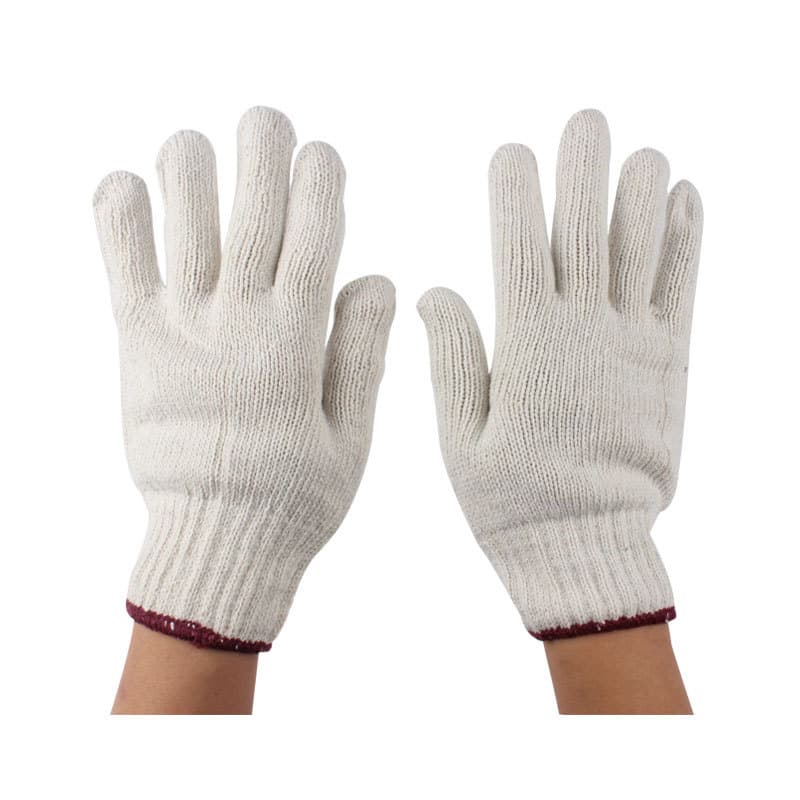 White Cotton Yarn Gloves Manufacturer Wholesale - 10-Count Recycled Cotton Dense & Full Weight Labor Hand Protection Thread Gloves