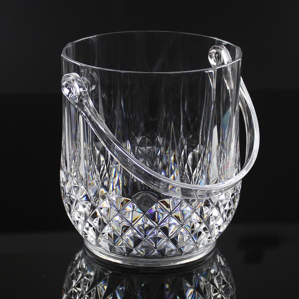 Acrylic Ice Bucket for Bars and KTV, Transparent Plastic Ice Bucket, Ice Cube Bucket, Champagne Bucket, Crystal Ice Bucket, PS Material