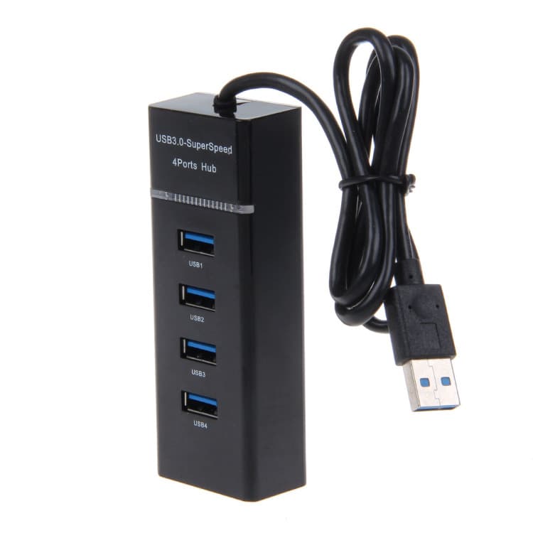 3.0 High-Speed HUB 4-Port USB Splitter 1 in 4 Out 1 to 4 Line Length 30CM Supports 1TB Hard Drive