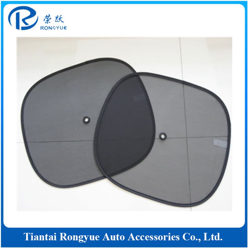 Sun Protection and Heat Insulation Car Sun Shade, Black Mesh Side Shade, Pair, Car Side Window Black Shade