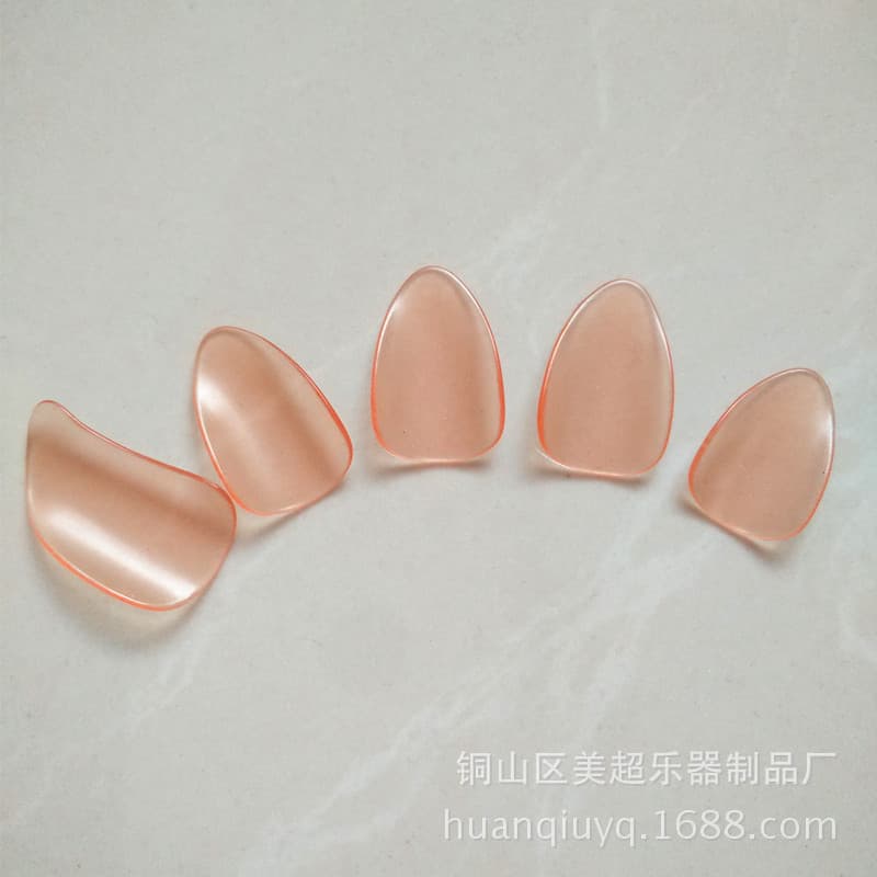 Pipa Nails, Transparent Orange-Pink Pipa Nails, Professional Nails for Kids and Adults
