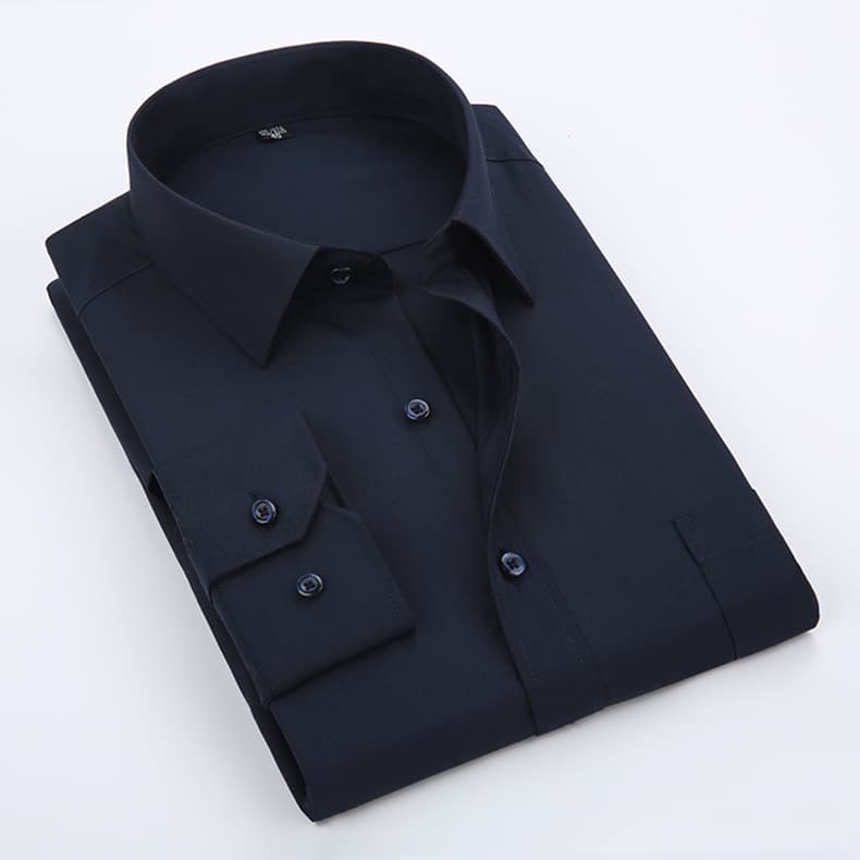 Spring and Autumn Men's Shirts White Long Sleeve Shirts Work Clothes Fashion Business Professional Formal Wear Korean Style Shirts Wholesale Men's Clothing