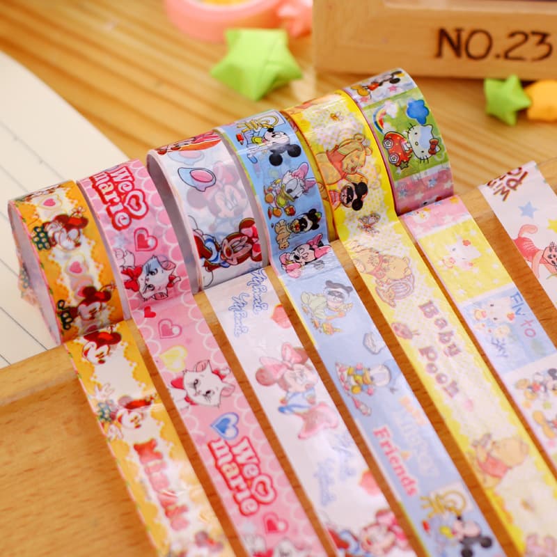 Xufeng AJ-5 Korean stationery, wholesale cartoon tape, children's colored adhesive tape, factory direct T