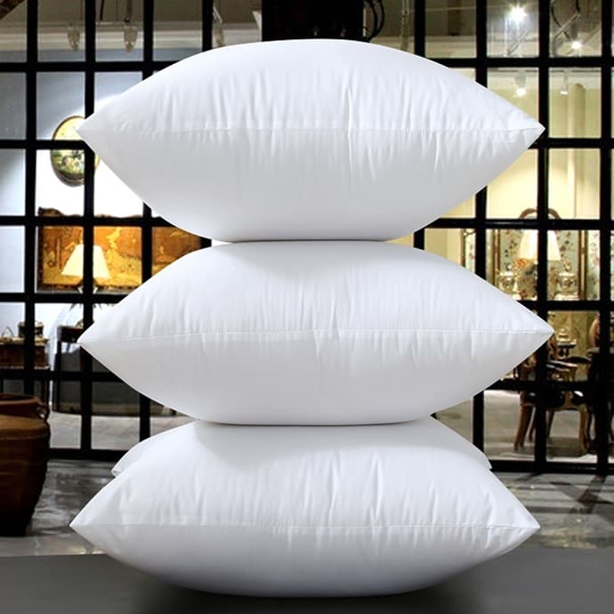 Drop Shipping Small/Medium/Large Vacuum Compressed Brushed Fabric Pillow Core, Throw Pillow, Cushion, Waist Pillow, Five-Star Inner Wholesale for Home