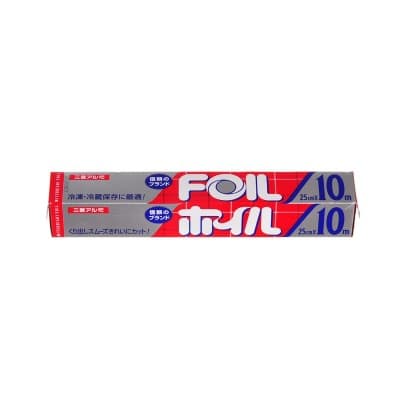 Japanese imported high-quality food heating aluminum foil, barbecue foil, 10m