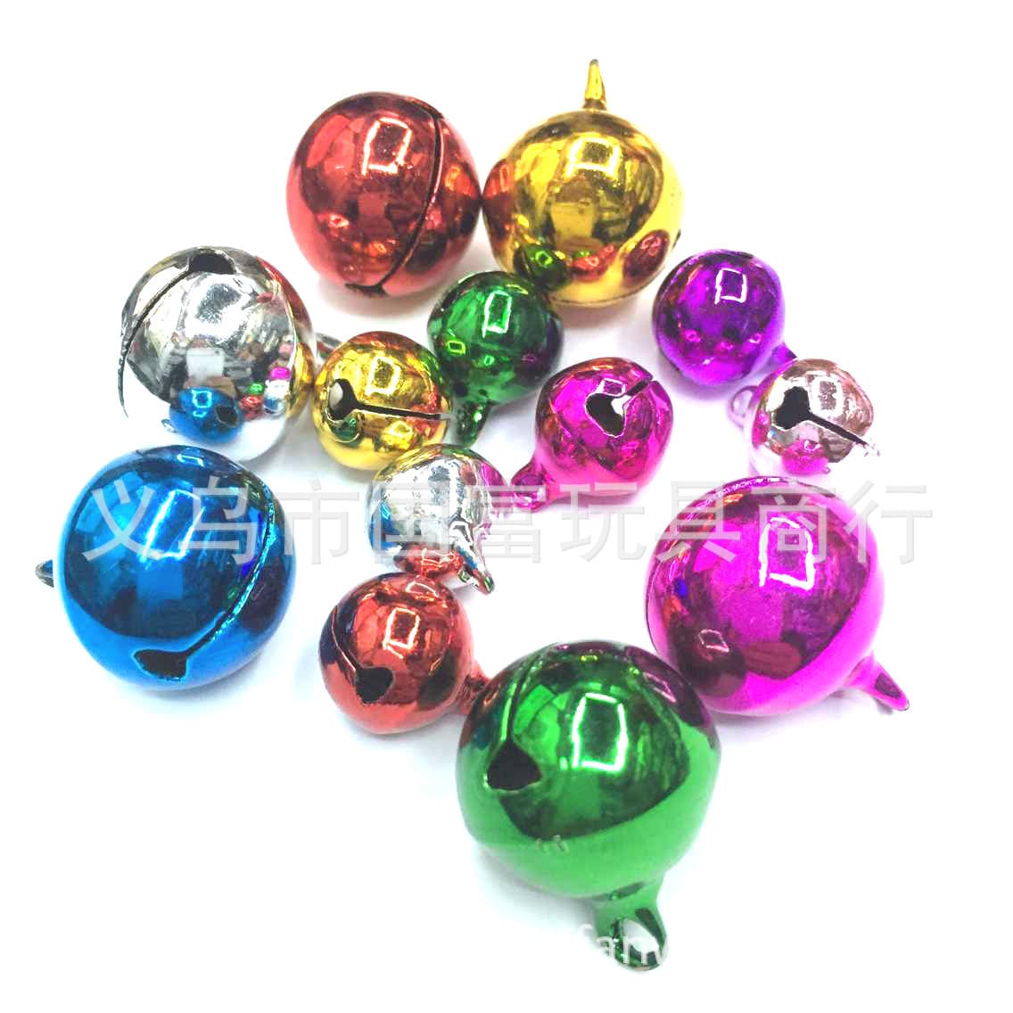 Ready supply of one-word copper round bells, colorful bells, tiger mouth bells, pet bells, duckbill bells, large quantity discounts