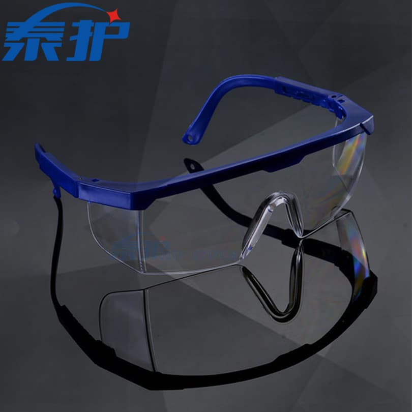 Protective glasses, dust and impact-resistant industrial safety, labor protection for workers and factories, sports wind and sand-proof PC goggles.