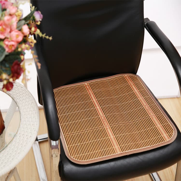 Summer Gift Bamboo Mat Seat Cushion, Office Chair Cushion, Computer Chair Cool Mat, Internet Cafe Bamboo Seat Cushion