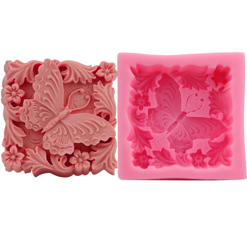 Butterfly Flower Type Silicone Cake Mold DIY Baking Tools Fondant Mold H1910