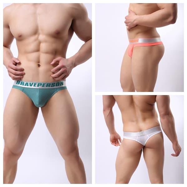 Factory Direct Men's Underwear BRAVE PERSON Men's Thong B1153#