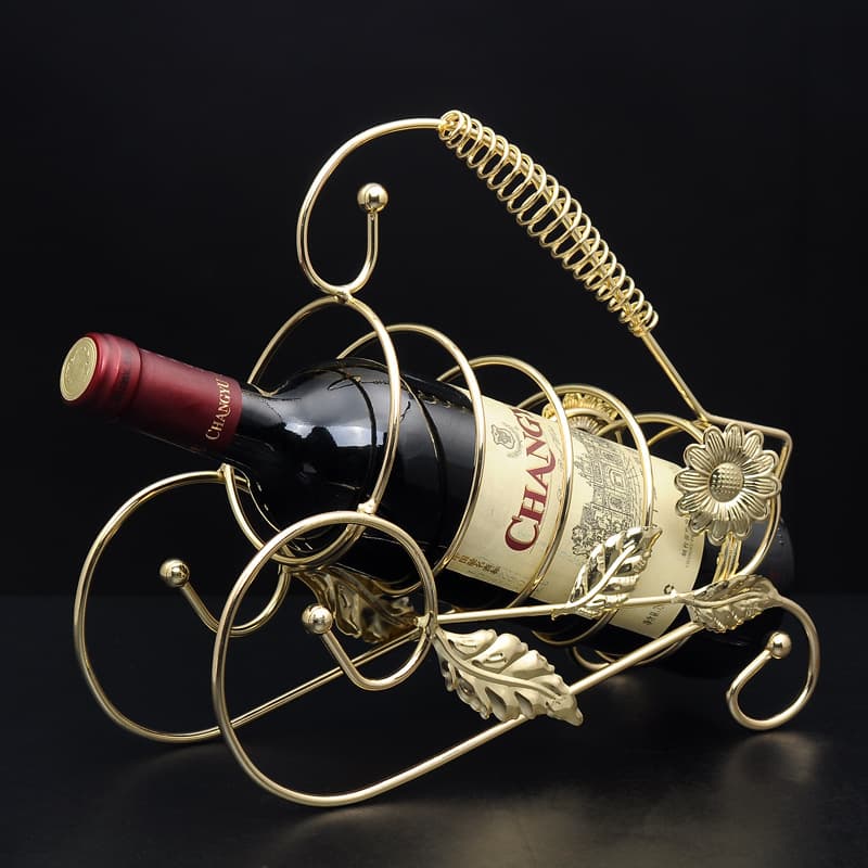Cross-border Luxury Wine Rack Red Wine Display Hanging Bottle Holder Wine Cabinet Decor