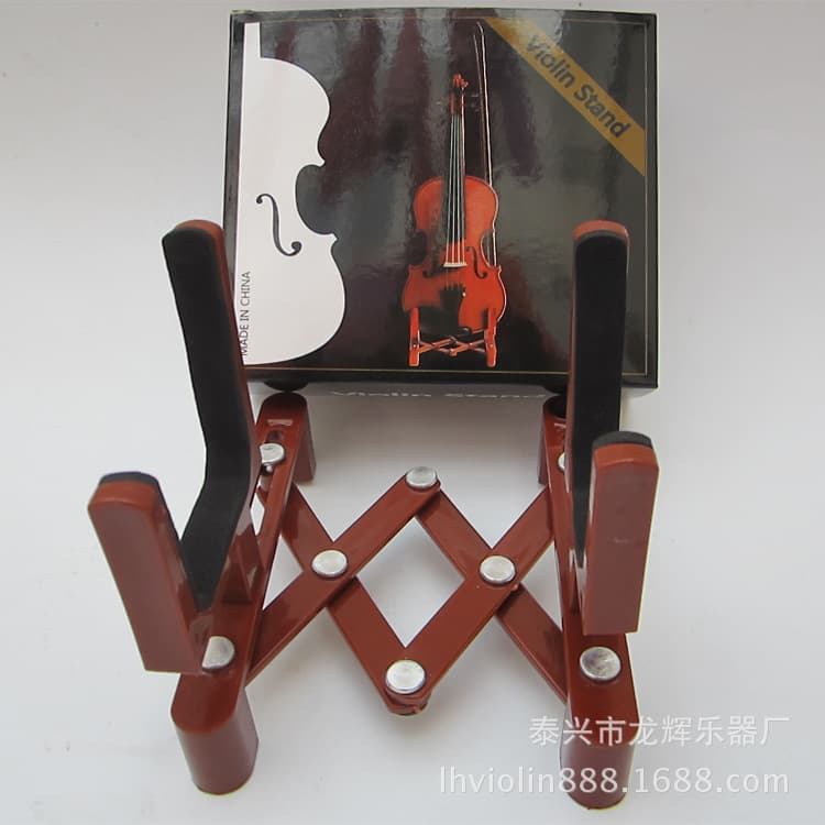 Violin Stand Display Rack, Adjustable Stand, Available in Black, White, and Red