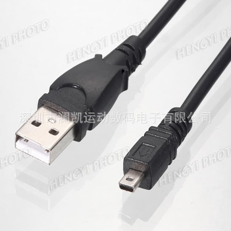 Factory hot-selling compatible with UC-E6/Sanyo/SONY Nikon digital camera MINI8P data cable wholesale