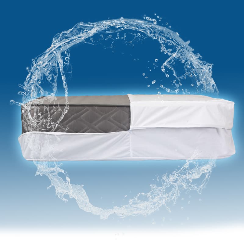Knitted Fabric Waterproof Bed Bag All-Inclusive Zipper Type 6-Sided Waterproof Detachable Mattress Encasement