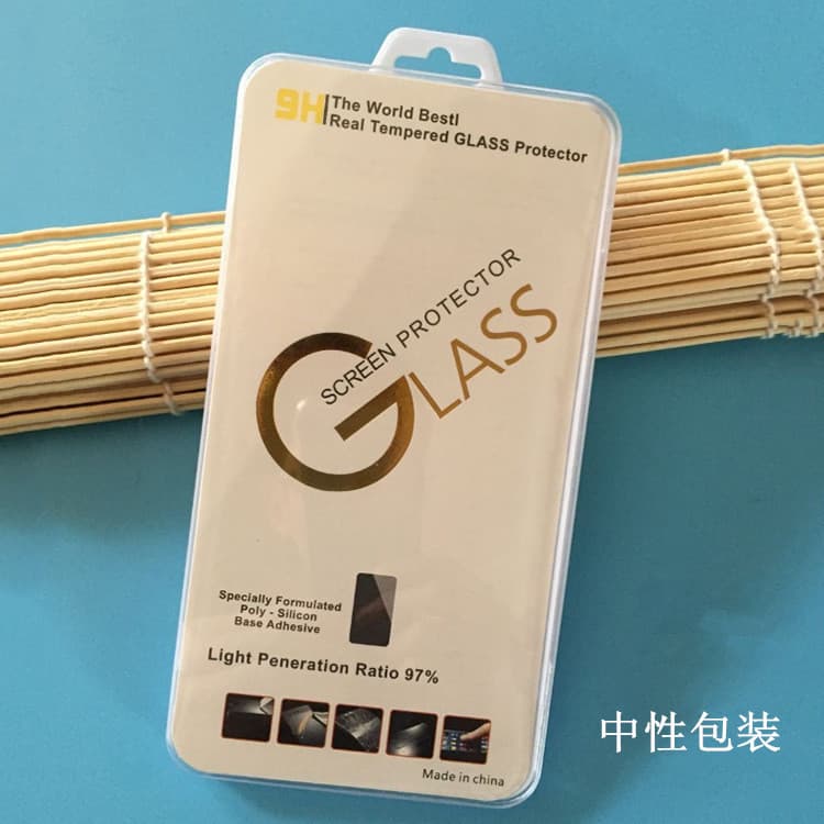 Tempered glass screen protector packaging for Apple and Huawei phones, neutral crystal box packaging, phone screen protector case
