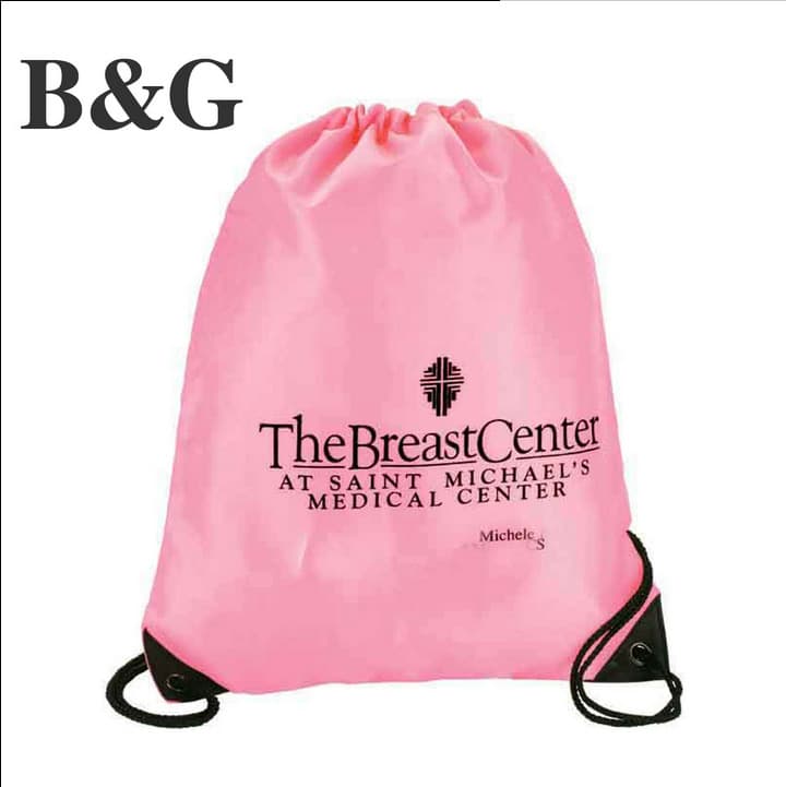 Marathon event bag, sports drawstring backpack, drawstring pocket, logo, non-woven logo, printed logo