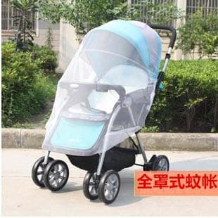 Wholesale stroller mosquito nets, extra-large dense mesh baby carriage nets, fully enclosed infant vehicle nets