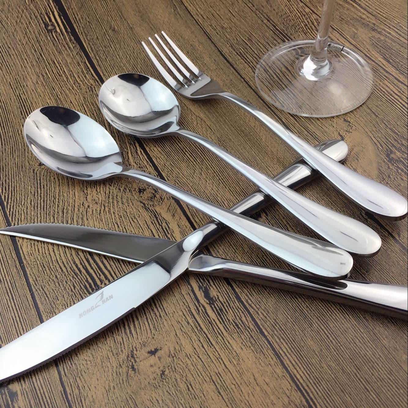 Stainless Steel Knife Fork Spoon Western Tableware Steak Knife Fork Hotel Gift Set Spoon Coffee Spoon