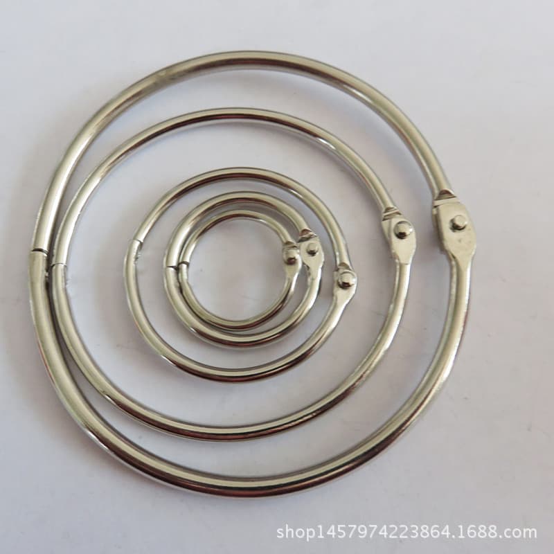 Factory stock metal book rings, loose-leaf rings, split rings, binder rings 14-80mm for photo album open rings