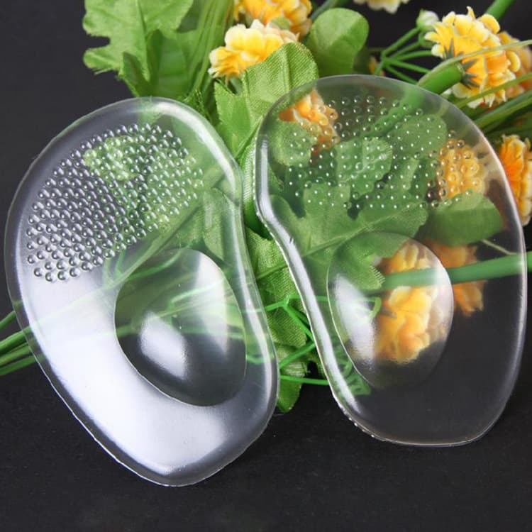 Invisible High Heel Sandal Anti-Slip Thickened Anti-Slip Front Foot Half-Pad Transparent Half-Size Forefoot Pads