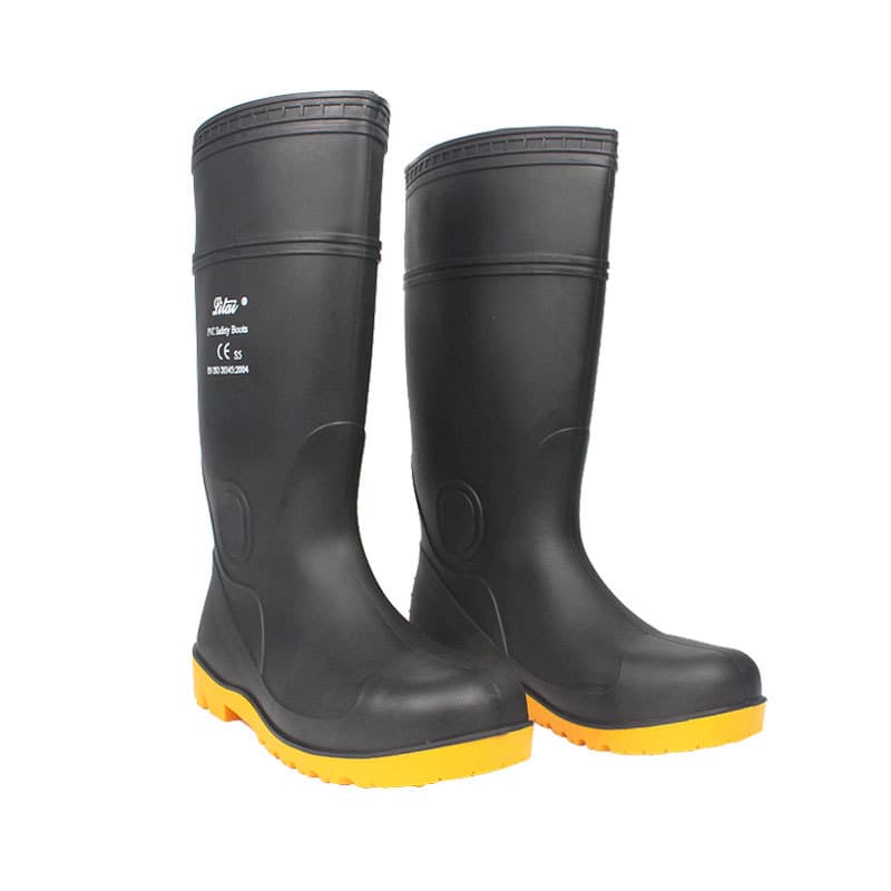 Tianjin Litai Rubber Sole Oil-Resistant Acid-Alkali Resistant Wear-Resistant Steel Plate Steel Toe High Boots Anti-Impact Anti-Puncture Rain Boots