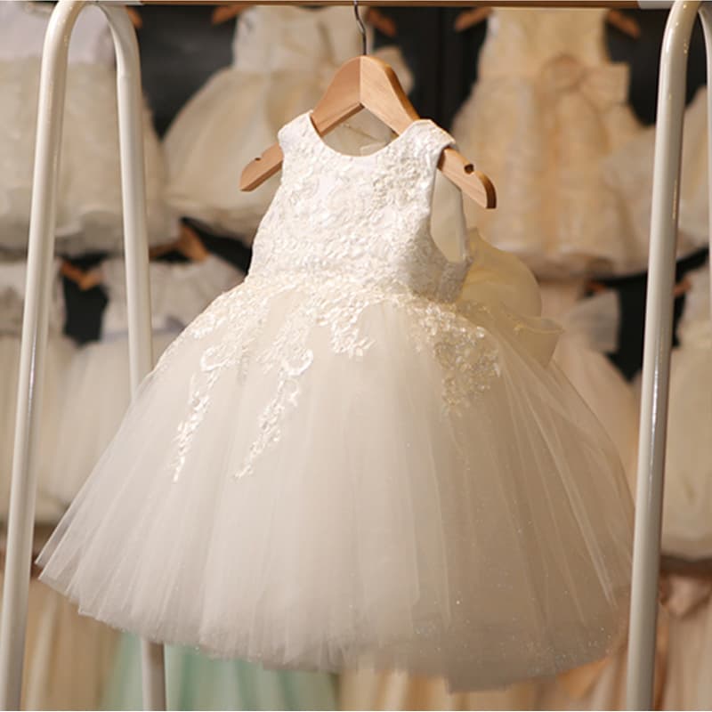 Cross-border Children's Spring Festival Tulle Dress Princess Dress Girls Wedding Dress Flower Girl Cake Dress