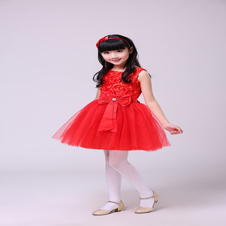 Children's Children's Day Performance Dress, Girls' 2016 Summer New Style Tutu Skirt, Student Rose Dance Gauze Skirt
