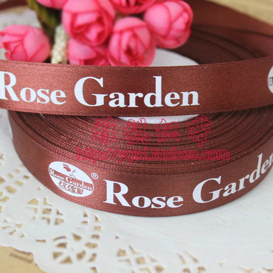 Customized ribbons, baking ribbons, printed advertising ribbons, wholesale printed logo ribbons, printed packaging decorative strips