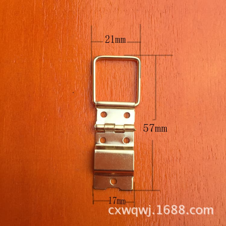 Solid wood box with wire hinges Jewelry box support hinges Iron chain wire hinges Wine box gift box packaging box accessories