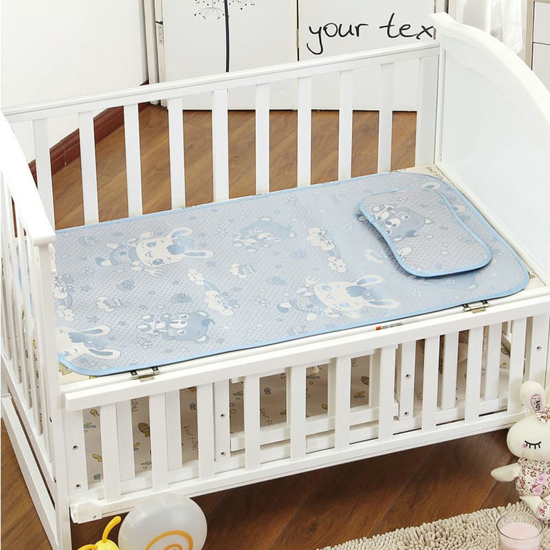Baby Ice Silk Crib Mat, Children's Crib Mat, Kindergarten Baby Mat, Summer Newborn Crib Mat