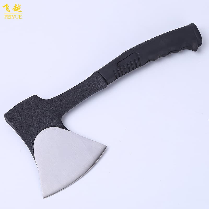 Integrated Camping Axe, Plastic-Coated Non-Vibration Handle, Outdoor Self-Rescue Hand Axe